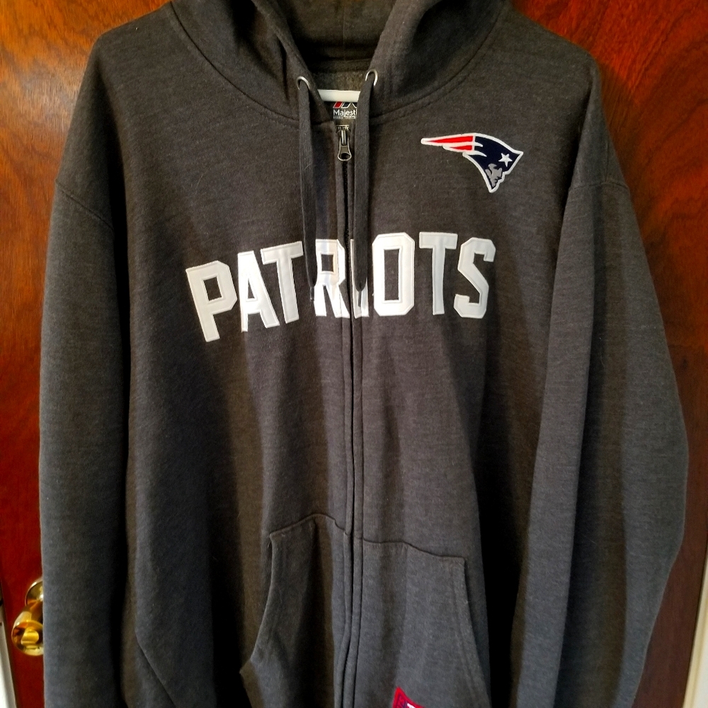 New England Patriots Men's Zip Hoodie